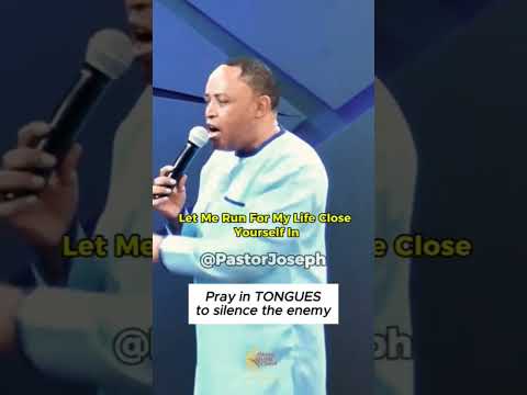 Pray in tongues to silence the enemy #speakingintounges #shorts